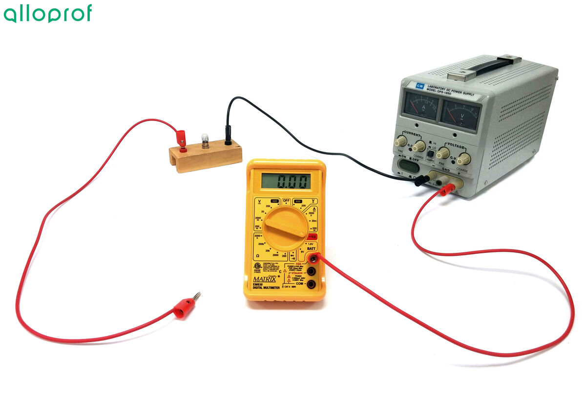 La Mesure De L'intensité Du Courant Et De La Tension | Alloprof