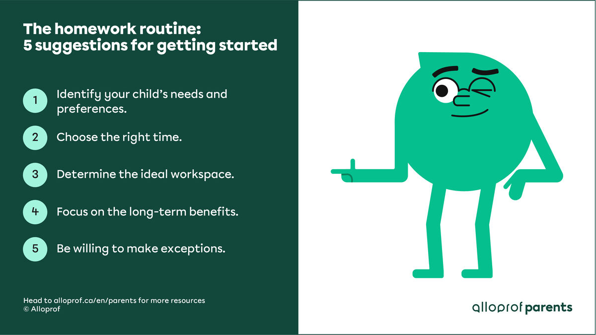 Doing homework benefits picture