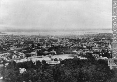 ​Vue depuis le mont Royal, Montréal, vers 1870