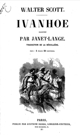 Couverture d'«Ivanhoé» (19e siècle)