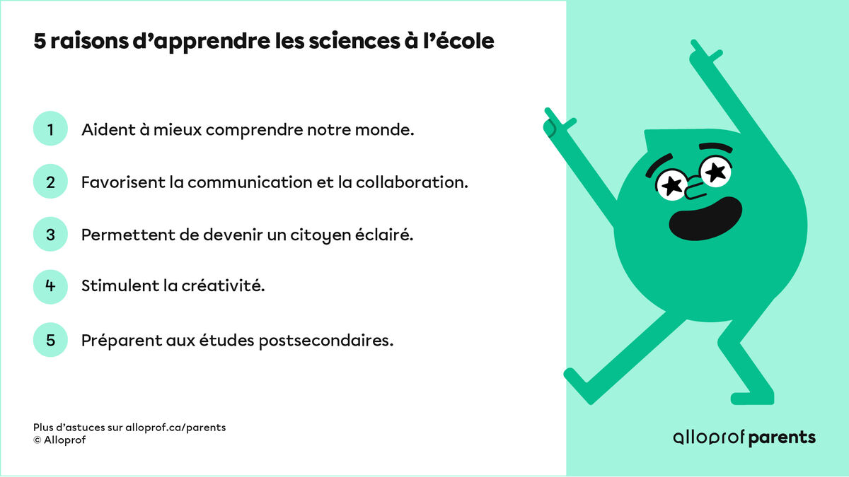 Pourquoi apprendre les sciences à l'école? Alloprof