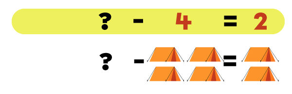 Finding the starting number in a subtraction - image 1 of 3