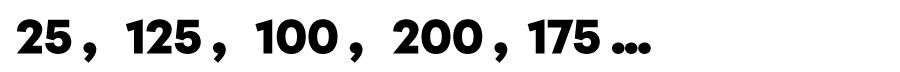 Example of a sequence of numbers in addition and subtraction - 1