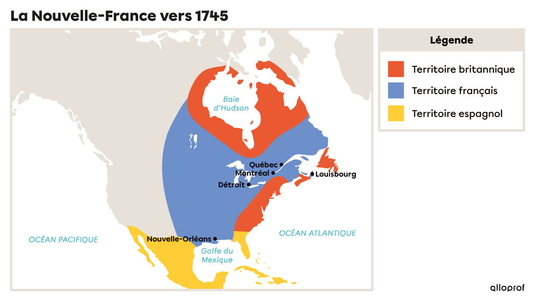 Carte de la Nouvelle-France