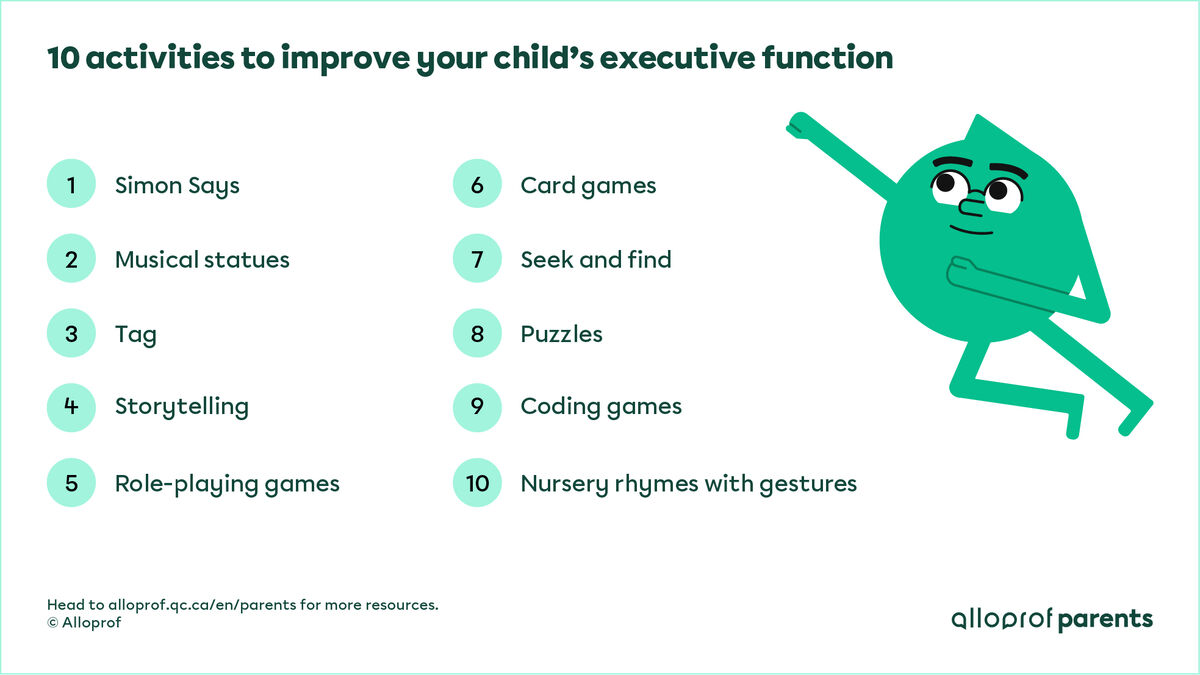 10 activities to improve your child’s executive function Alloprof