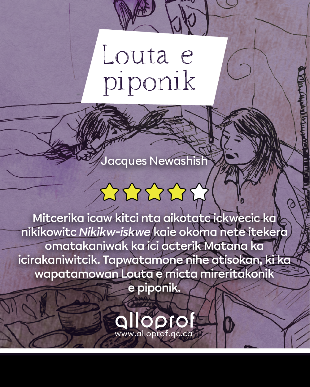 4e de couverture Louta e piponik