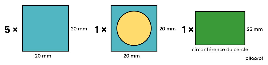 Décomposition du solide en 2 dimensions