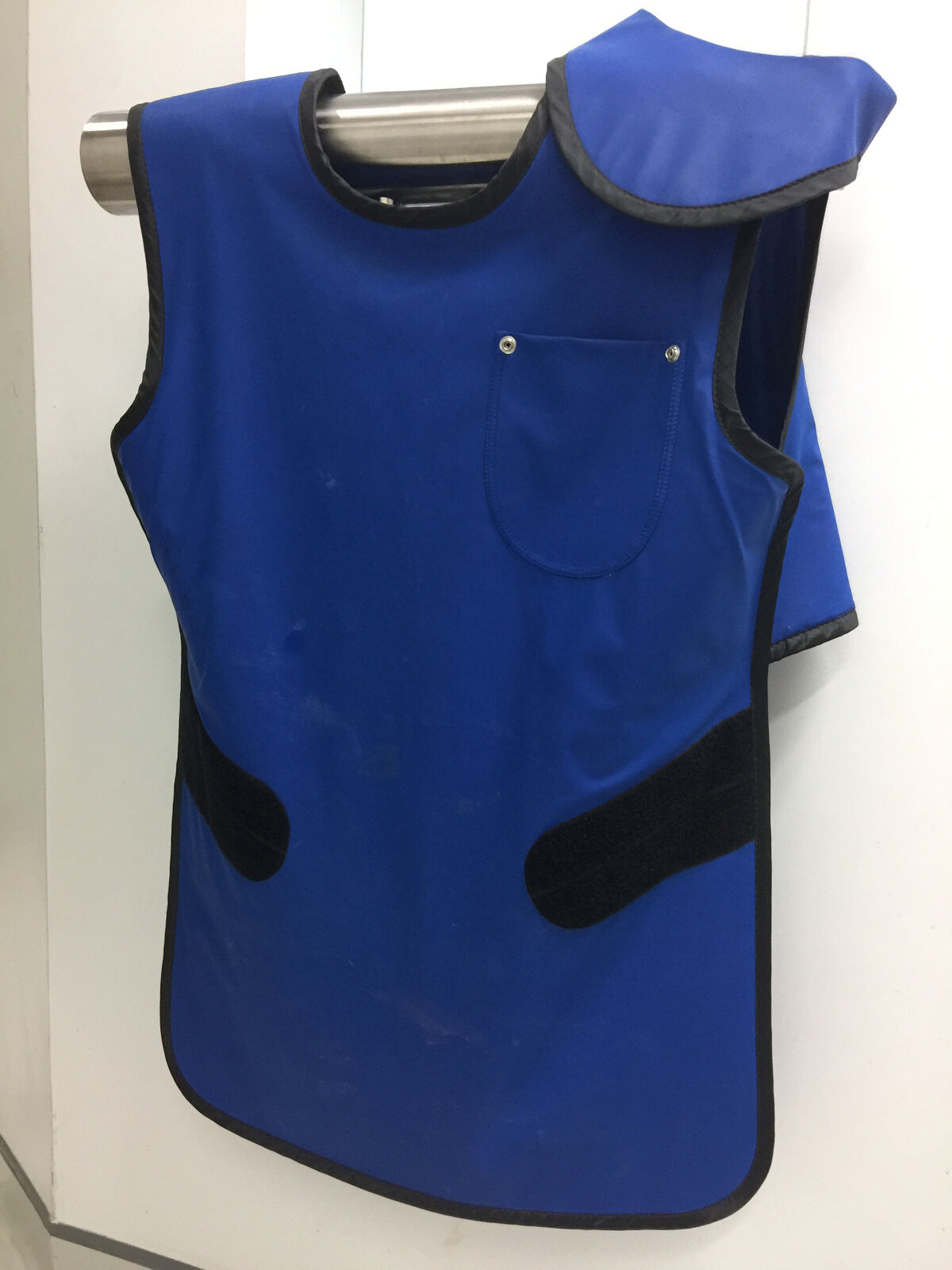 X-ray protective apron with lead foil.