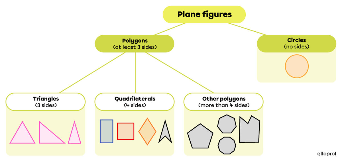 Examples of different plane figures