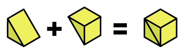 Examples of half cubes.