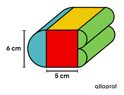 Illustration of a decomposable solid representing a dog’s toy.