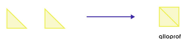 Examples of half squares.