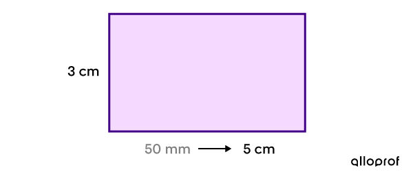 Example of a unit of measurement that must be converted.