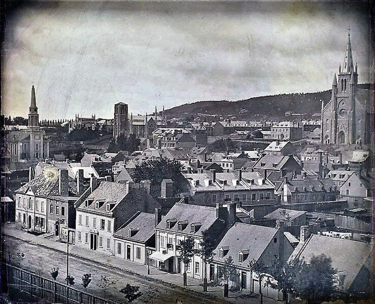 Photo de Montréal en 1851