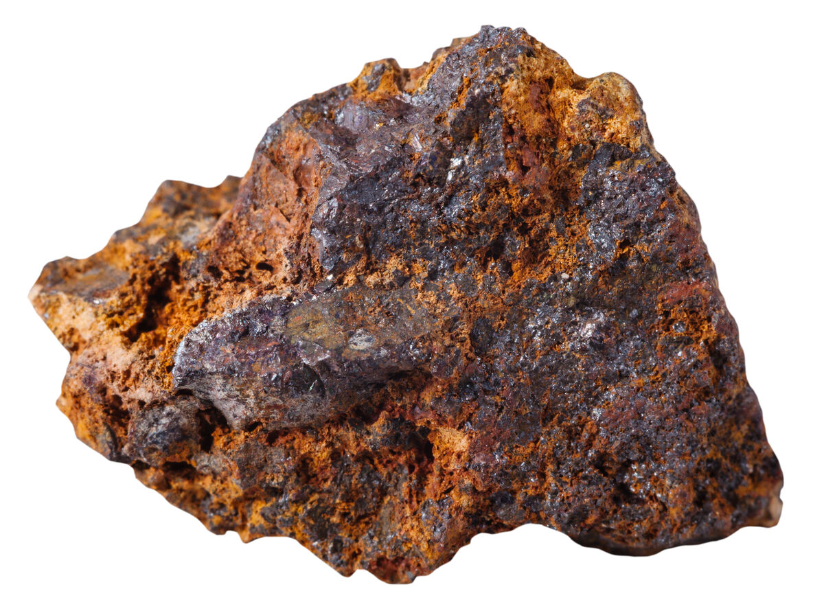 L’hématite (minerai de fer) est une substance magnétique.