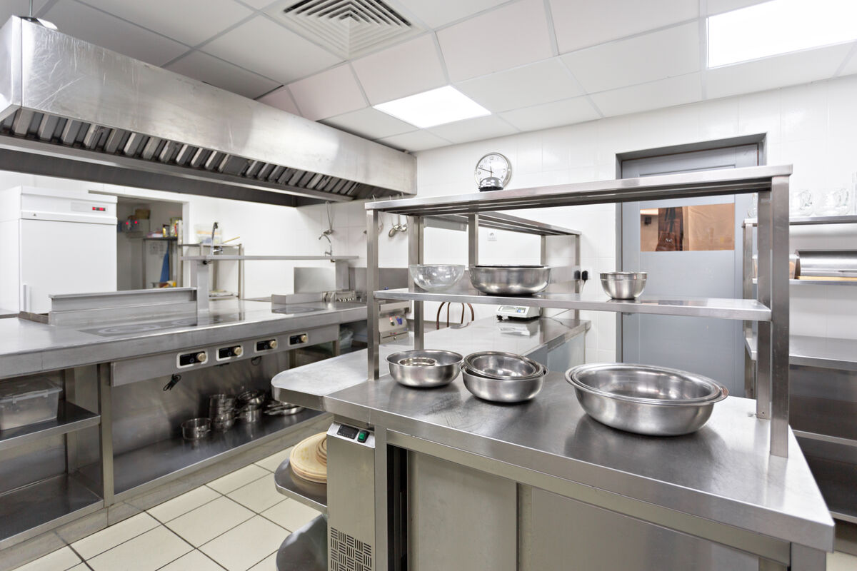 Stainless steel restaurant kitchen equipment