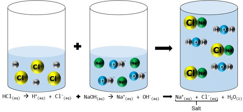 neutralization reaction diagram