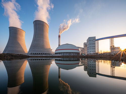 Une centrale nucléaire