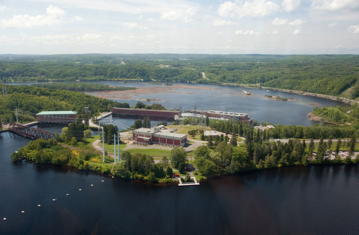 Aménagement d’une centrale hydroélectrique à Shawinigan au Québec