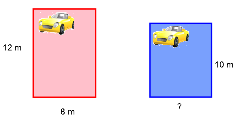 Deux figures rectangulaires équivalentes