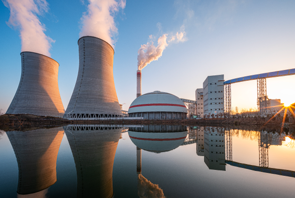 Une centrale nucléaire