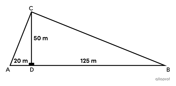 Triangle ADC is similar to triangle CDB, because they meet the minimum condition SAS.