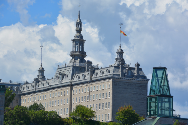 Photograph of the Seminary of Quebec.