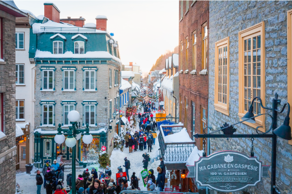 Photograph of Petit-Champlain Street.