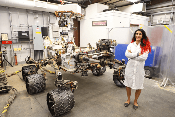 Farah Alibay, Farah Alibay, a systems engineer on Nasa’s Mars 2020 Perseverance rover mission.