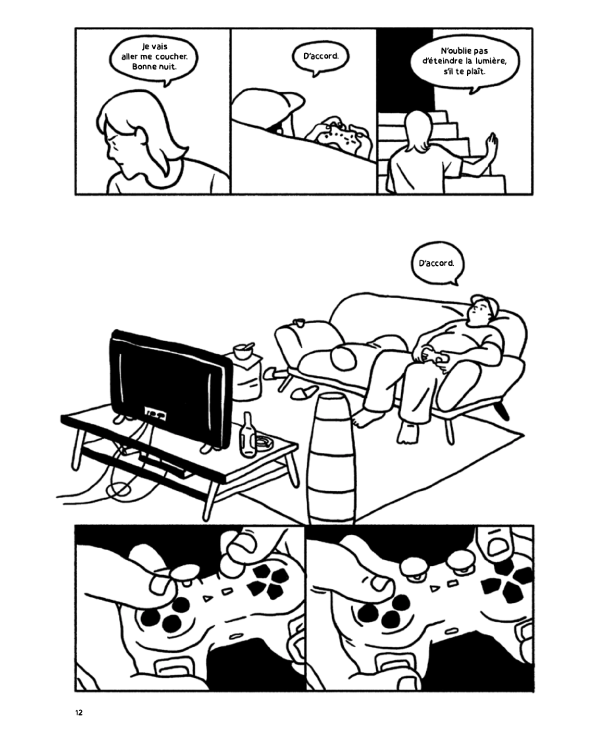 Planche de la bande dessinée « La mangouste » mettant en scène le personnage de Joël.