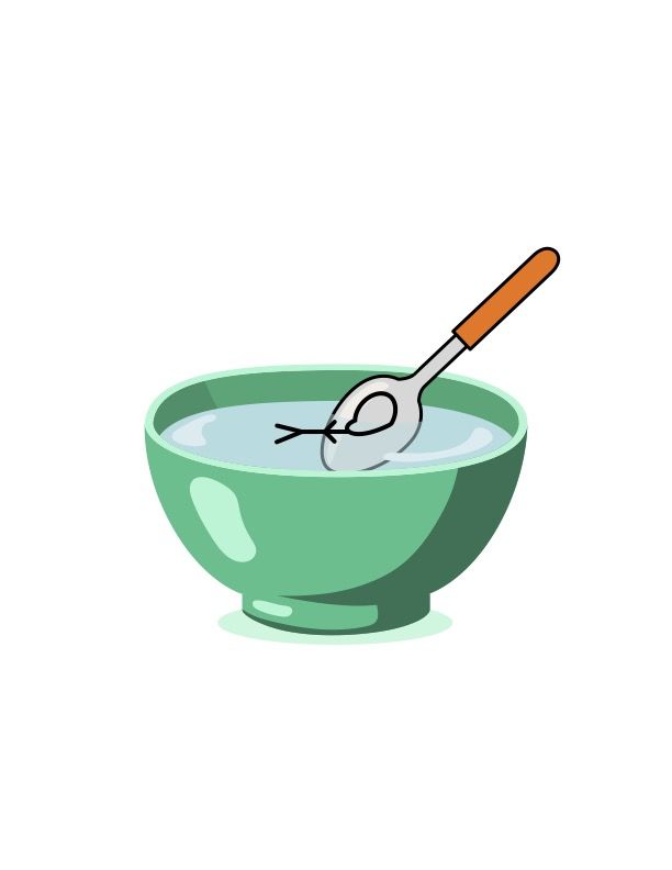 De l’encre qui flotte sur l’eau.