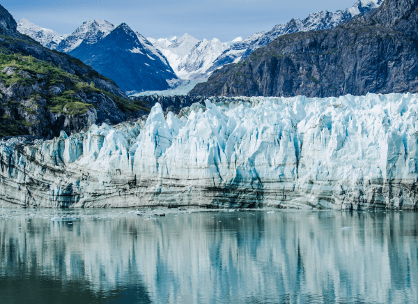 Photographie d’un glacier.