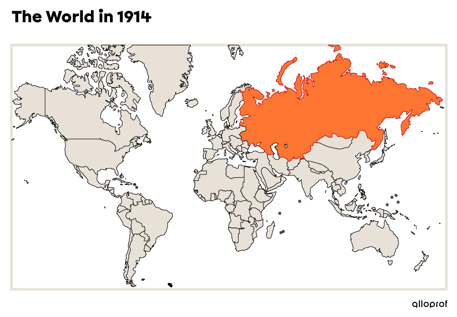 The USSR in 1914.