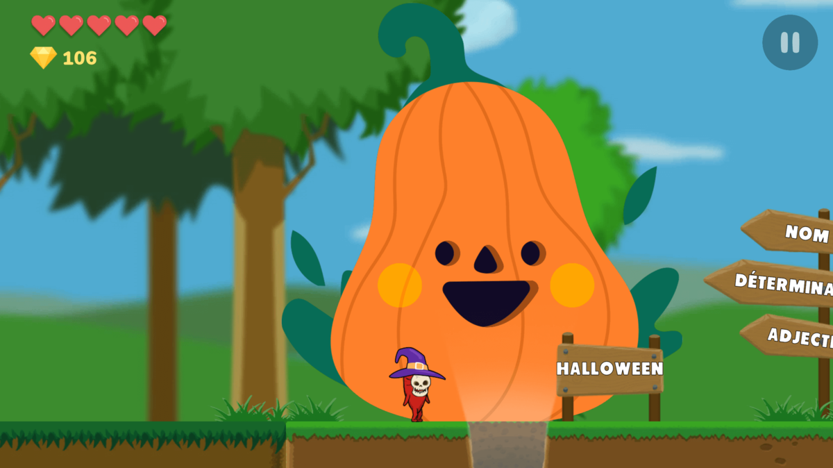 Le tunnel d’Halloween de Potager en péril.