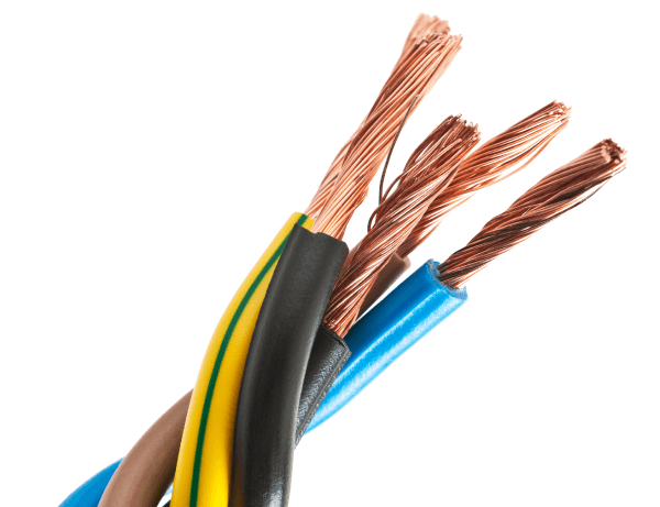 Copper wires.