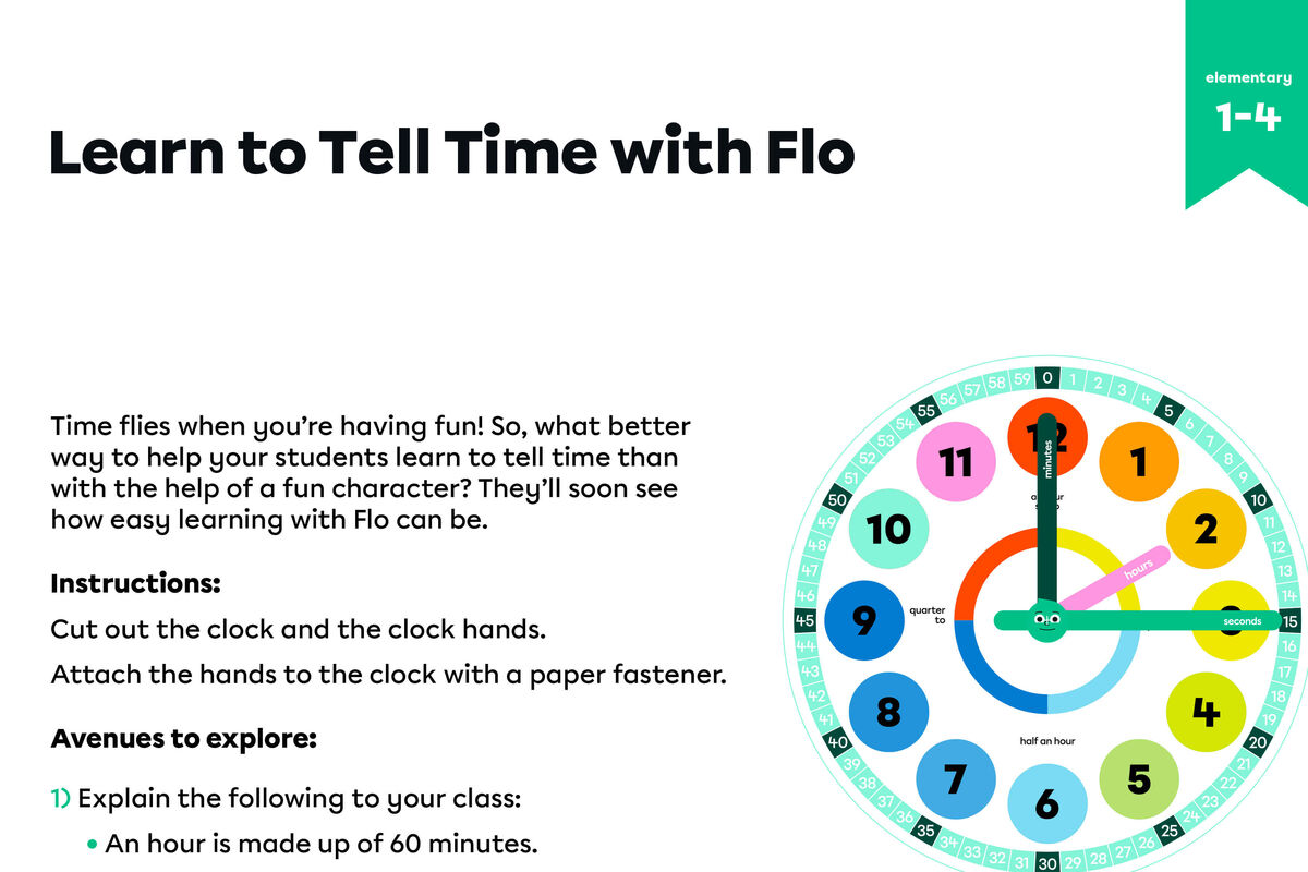 Learn to Tell Time with Flo.