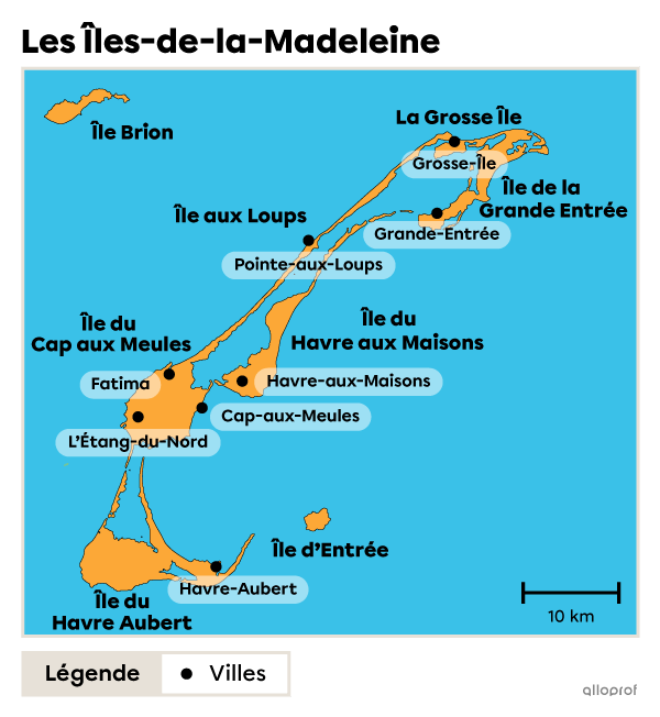 Une carte à grande échelle.