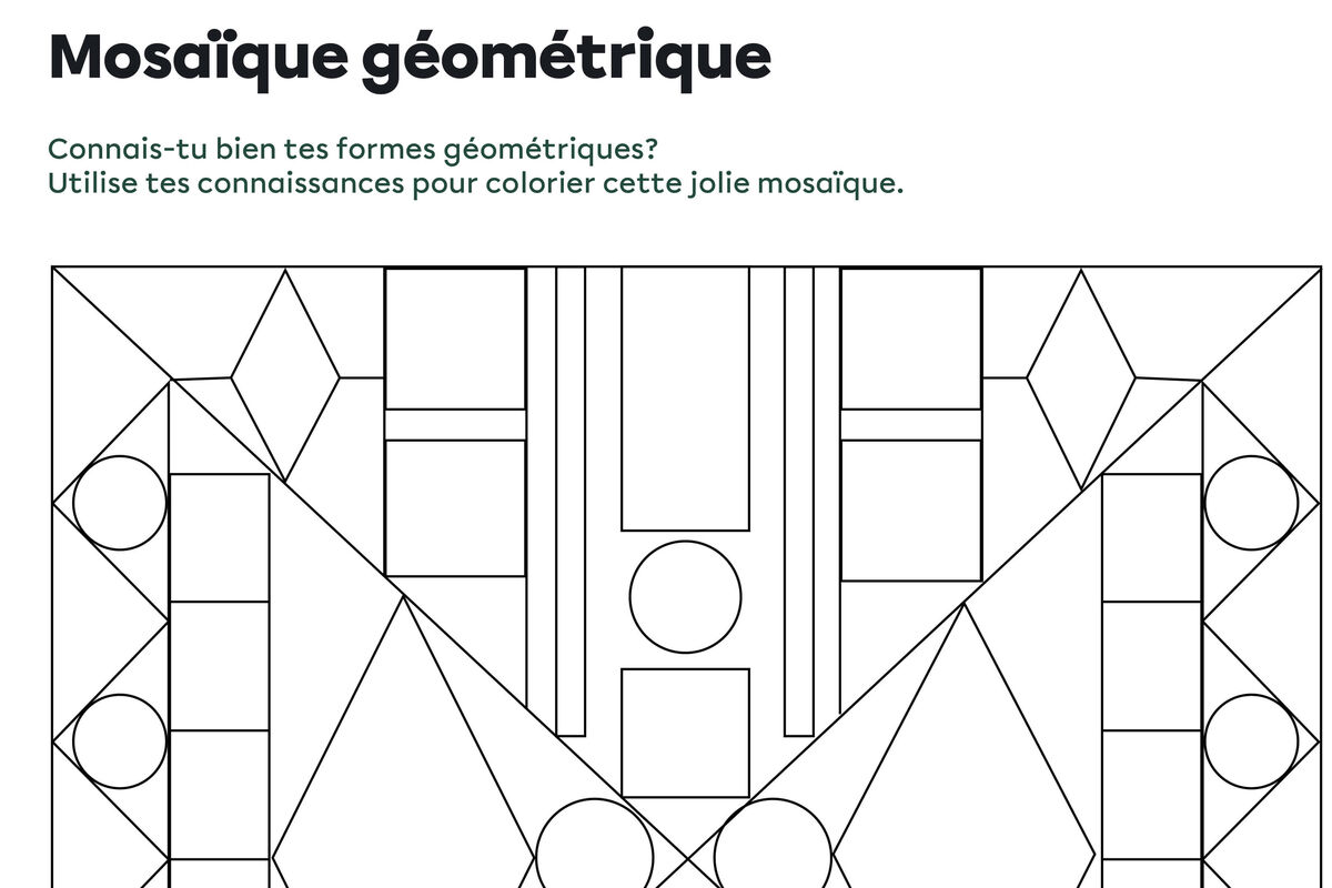 Mosaïque géométrique