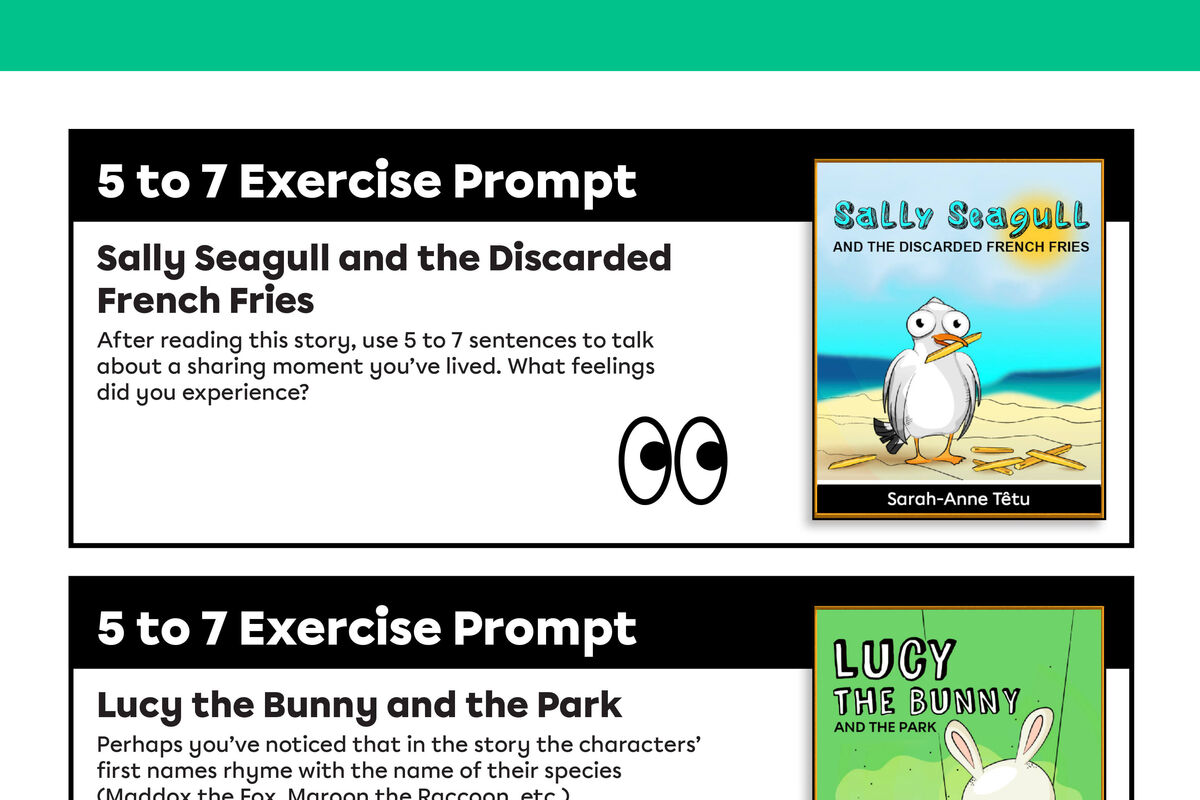 5 to 7 writing exercise