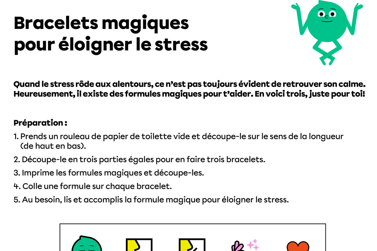 Bracelets magiques pour éloigner le stress