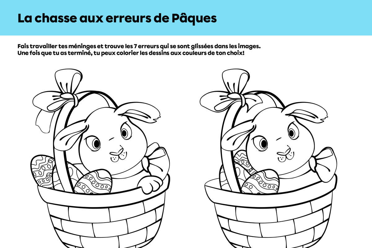 La chasse aux erreurs de Pâques