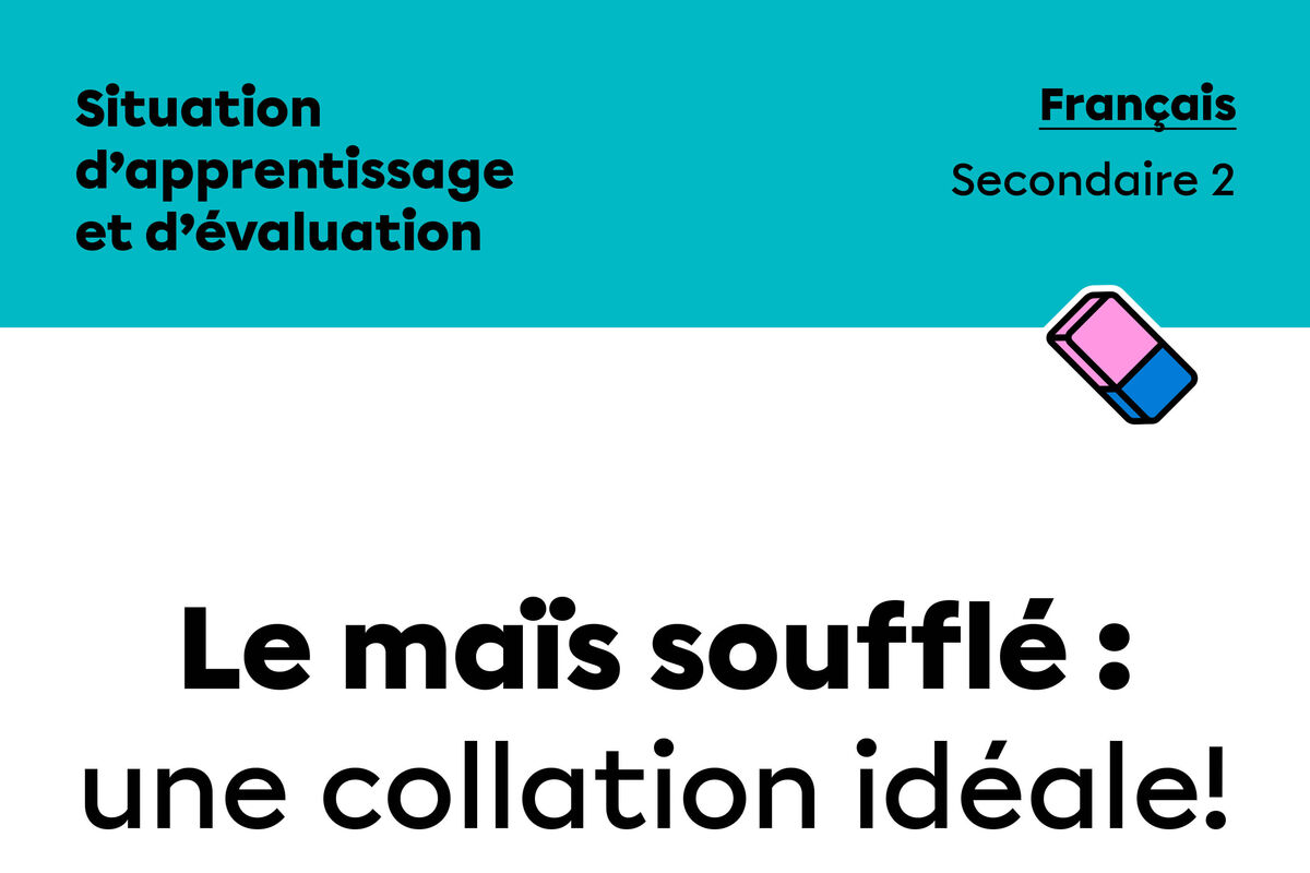 SAÉ : Le maïs soufflé