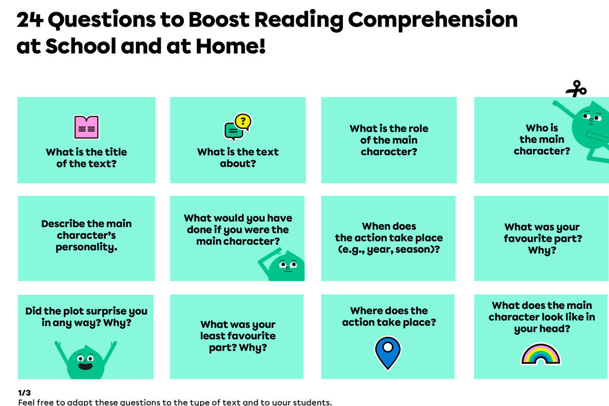 24 Questions to Boost Reading Comprehension