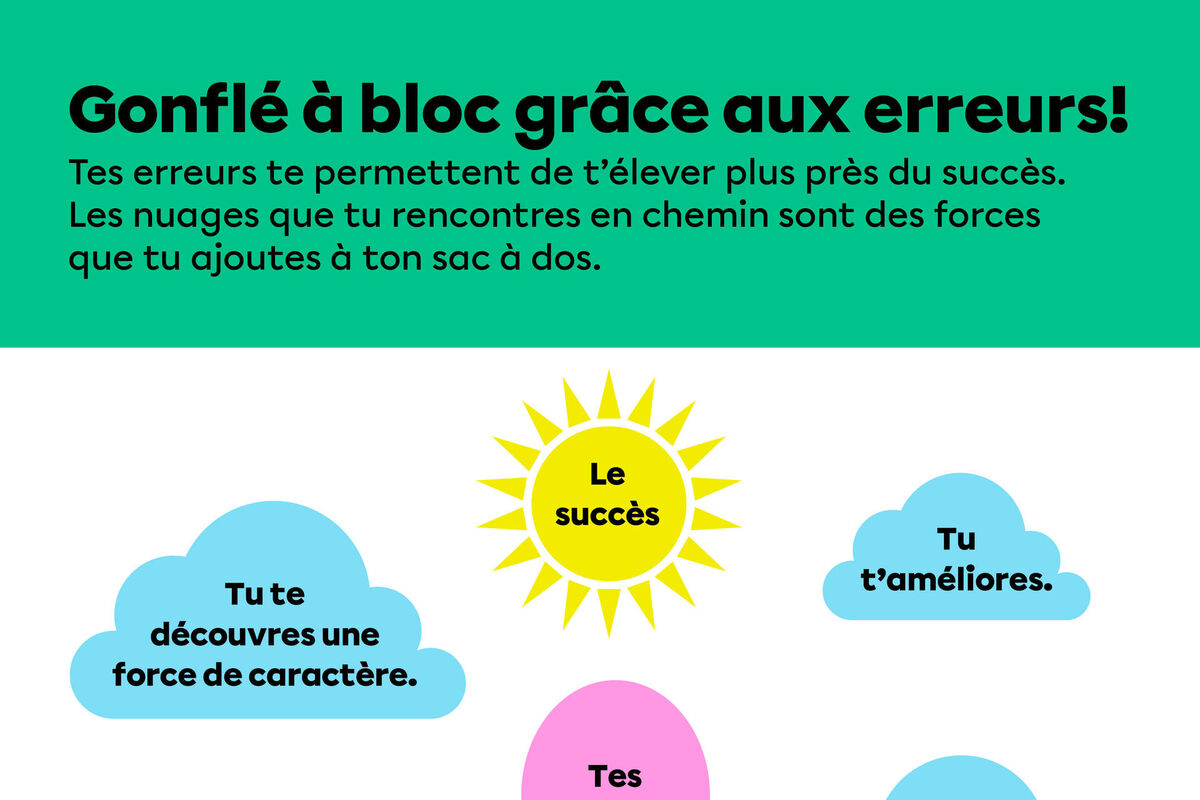 Gonflé à bloc grâce aux erreurs!