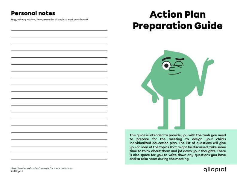 Guide to Developing an Individualized Education Plan