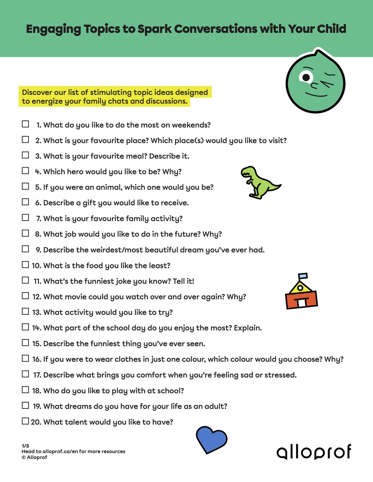 Engaging Topics to Spark Conversations with Your Child