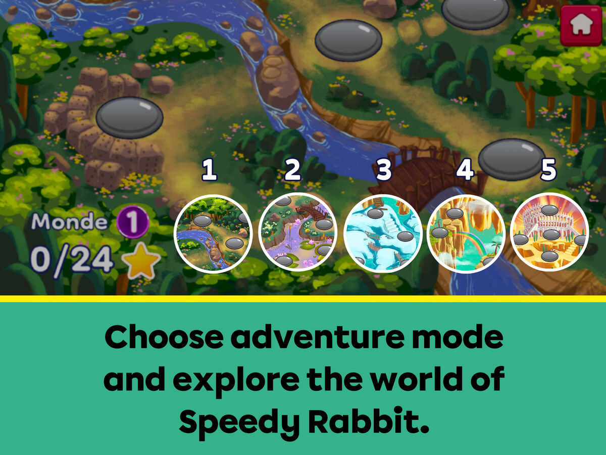 Speedy rabbit: Adventure mode