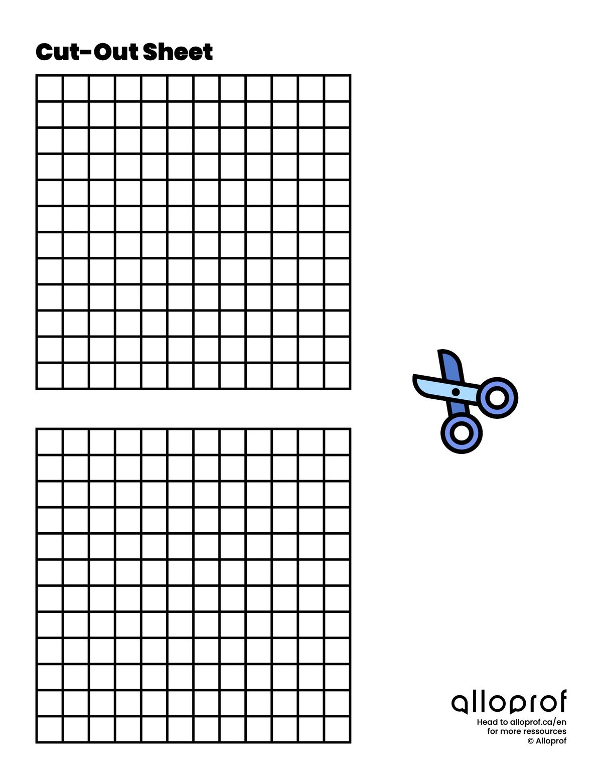 Cut-out sheet