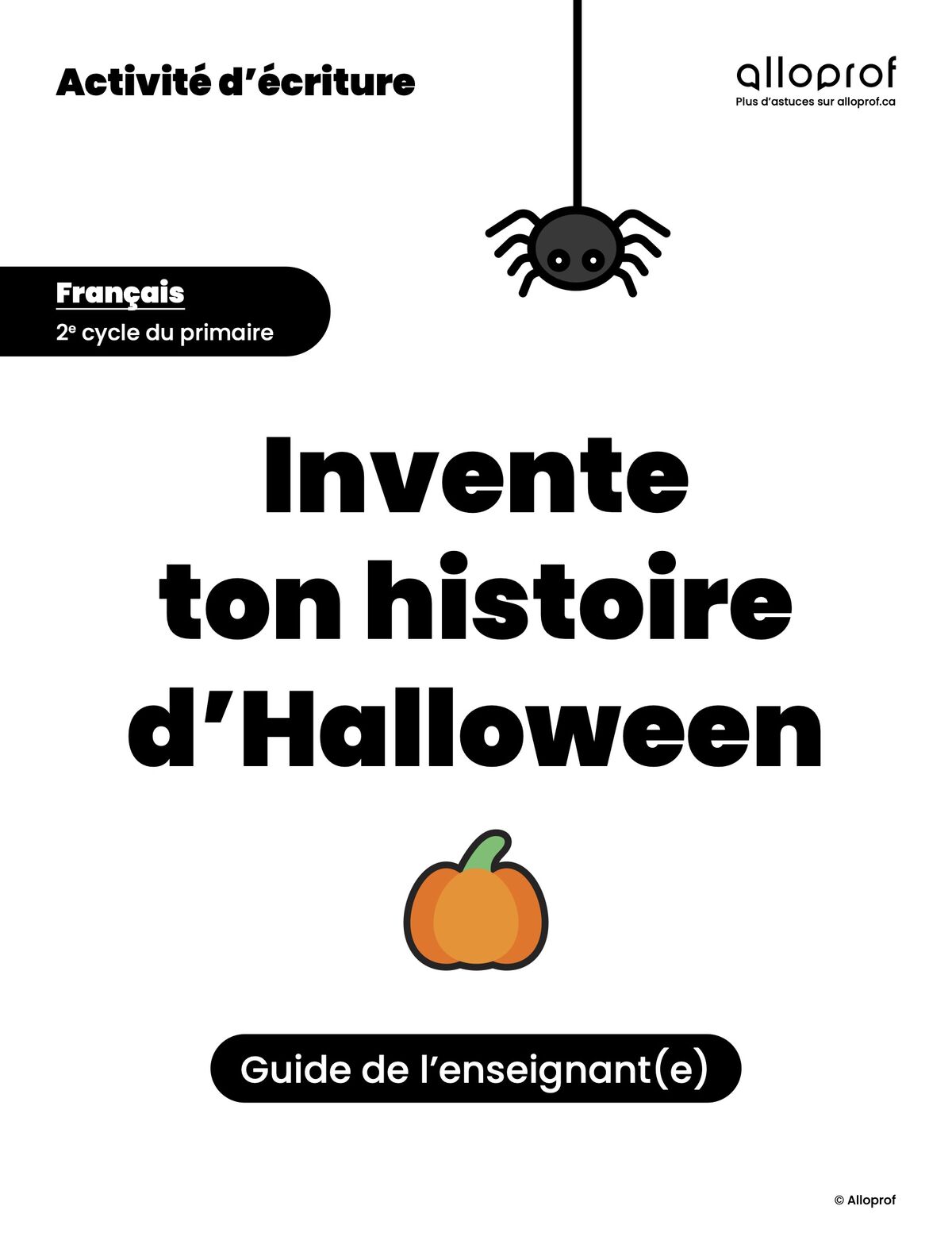 Invente ton histoire d'Halloween
