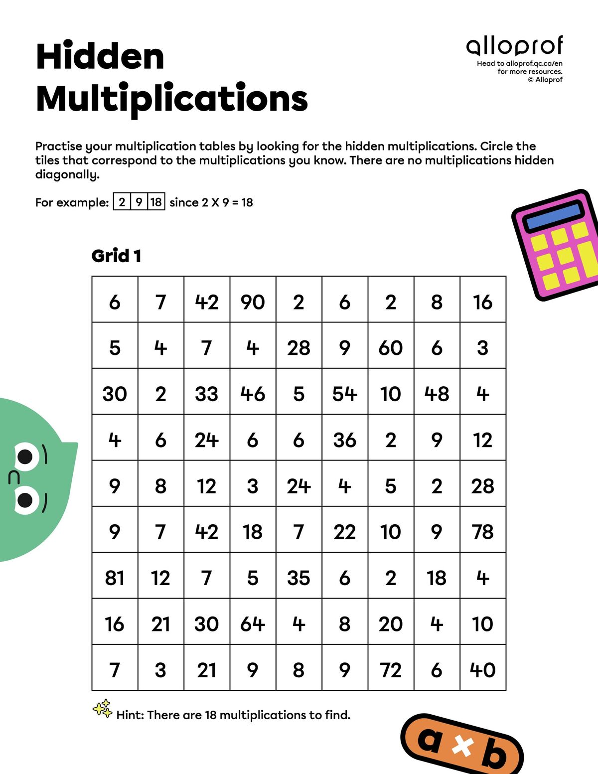 Hidden multiplications